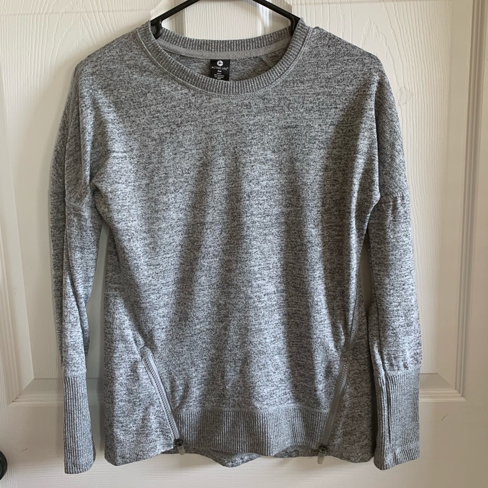 NWOT Grey Active Life Soft Long Sleeve !